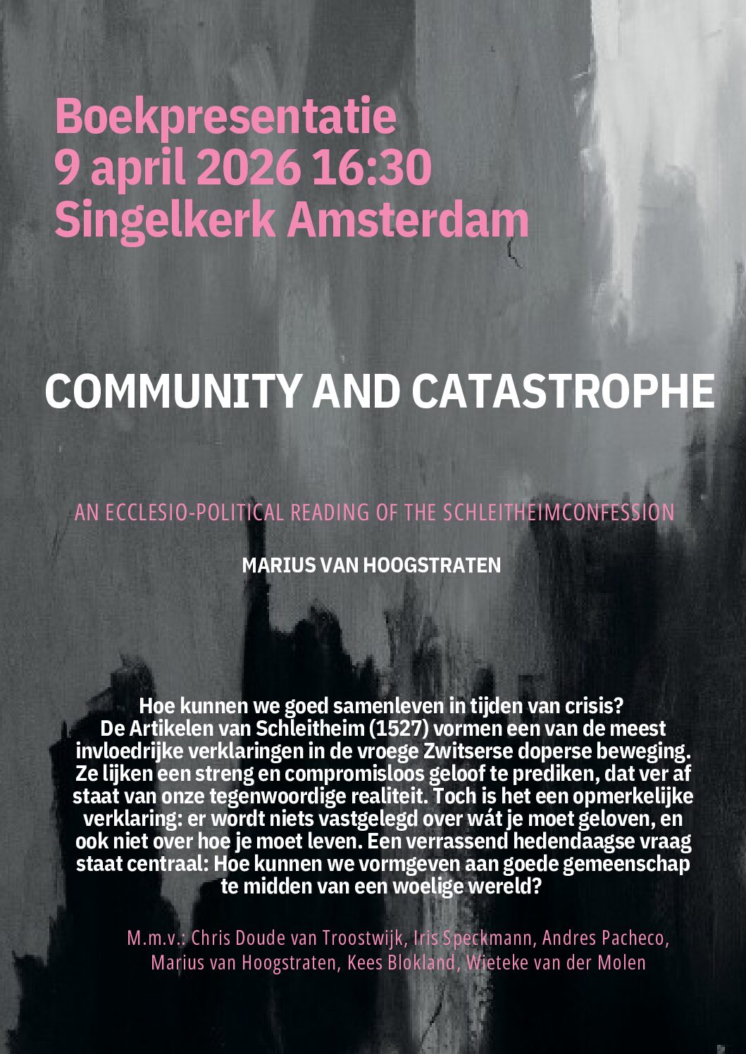 Boekpresentatie Community and Catastrophe